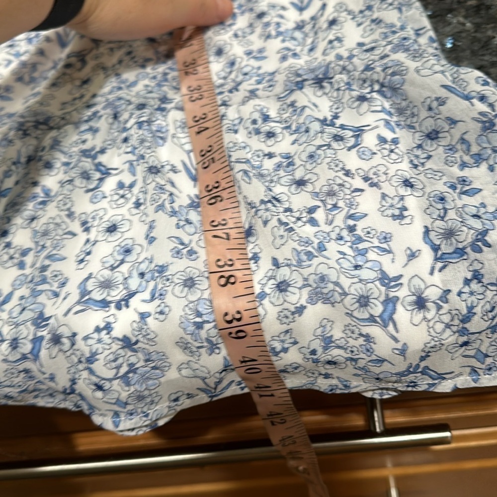 No Boundaries Blue and White Sleeveless Midi Sundress - Picture 10 of 13